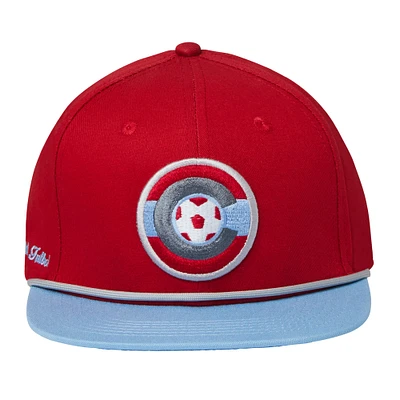 Unisex Live Breathe Futbol Crimson Colorado Rapids Snapback Hat