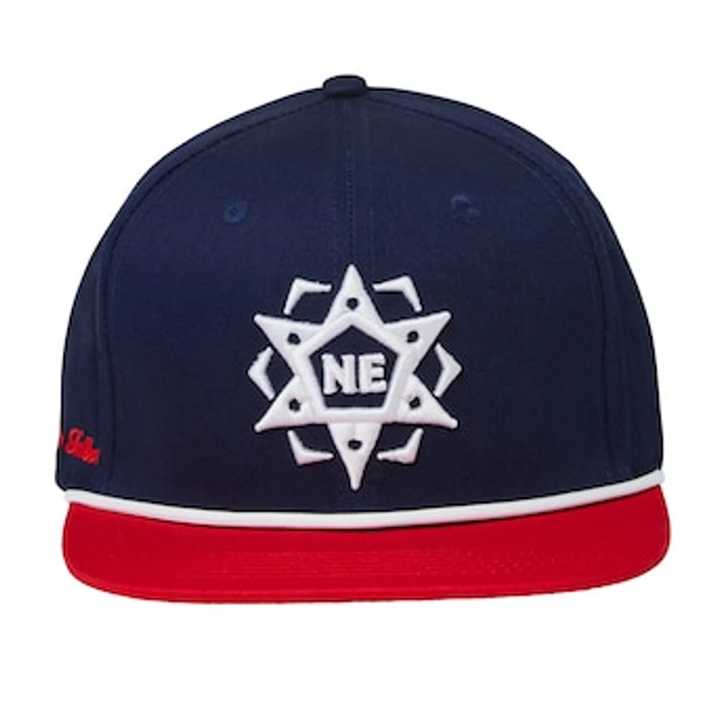 Unisex Live Breathe Futbol Navy New England Revolution Snapback Hat