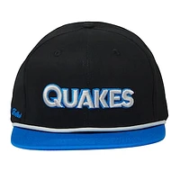 Unisex Live Breathe Futbol Black San Jose Earthquakes Snapback Hat