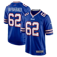 Men's Nike Sedrick Van Pran-Granger  Royal Buffalo Bills Game Jersey