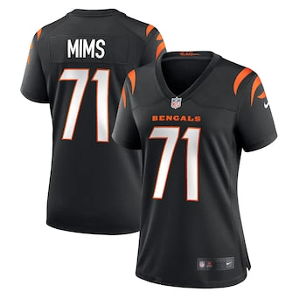 Women's Nike Amarius Mims  Black Cincinnati Bengals Game Jersey