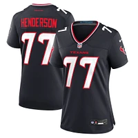 Women's Nike LaDarius Henderson  Navy Houston Texans Game Jersey