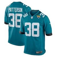 Men's Nike Riley Patterson  Teal Jacksonville Jaguars Team Game Jersey