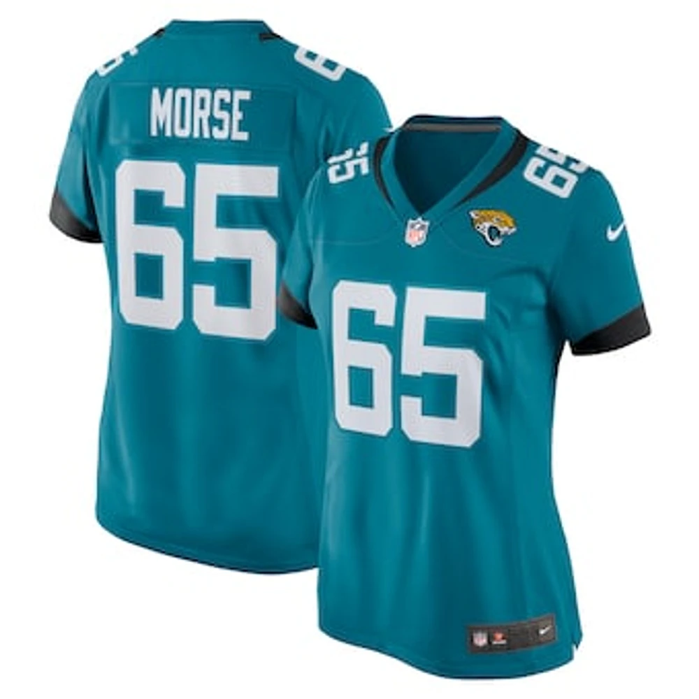 Women's Nike Mitch Morse  Teal Jacksonville Jaguars Team Game Jersey