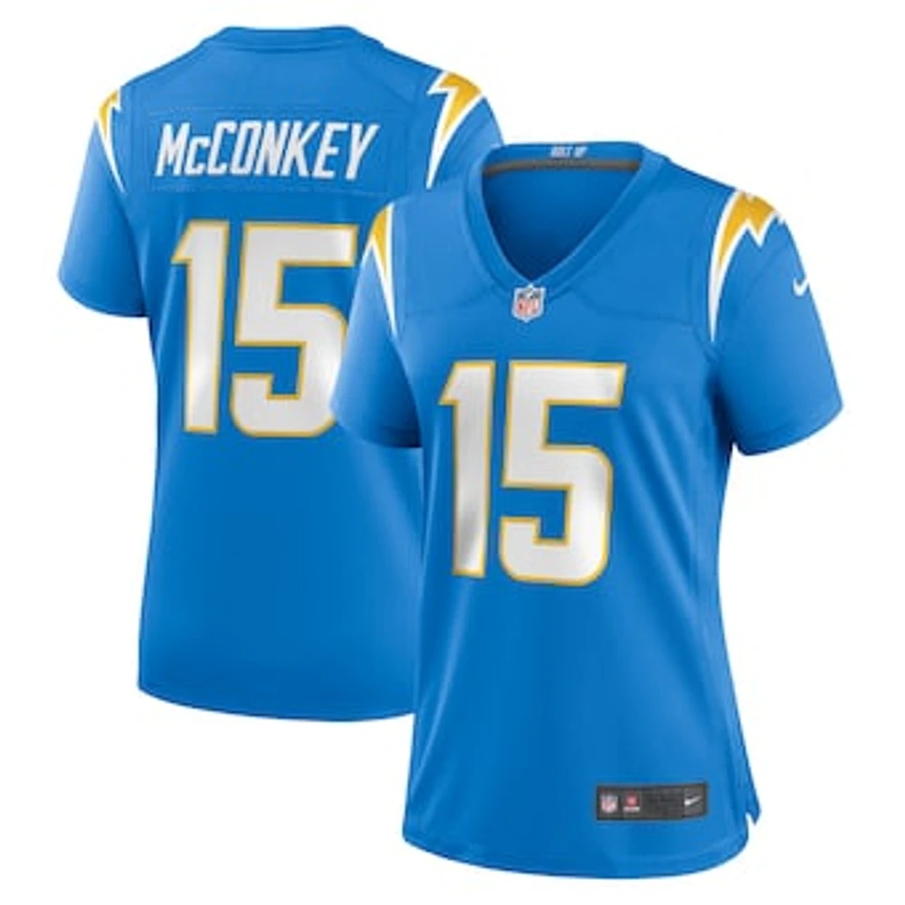 Women's Nike Ladd McConkey  Powder Blue Los Angeles Chargers Game Jersey