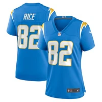 Women's Nike Brenden Rice  Powder Blue Los Angeles Chargers Game Jersey