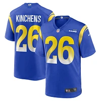 Men's Nike Kamren Kinchens  Royal Los Angeles Rams Team Game Jersey