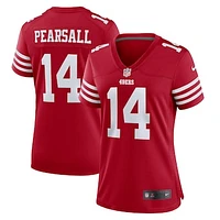 Women's Nike Ricky Pearsall Scarlet San Francisco 49ers Team Game Jersey