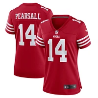Women's Nike Ricky Pearsall Scarlet San Francisco 49ers Team Game Jersey