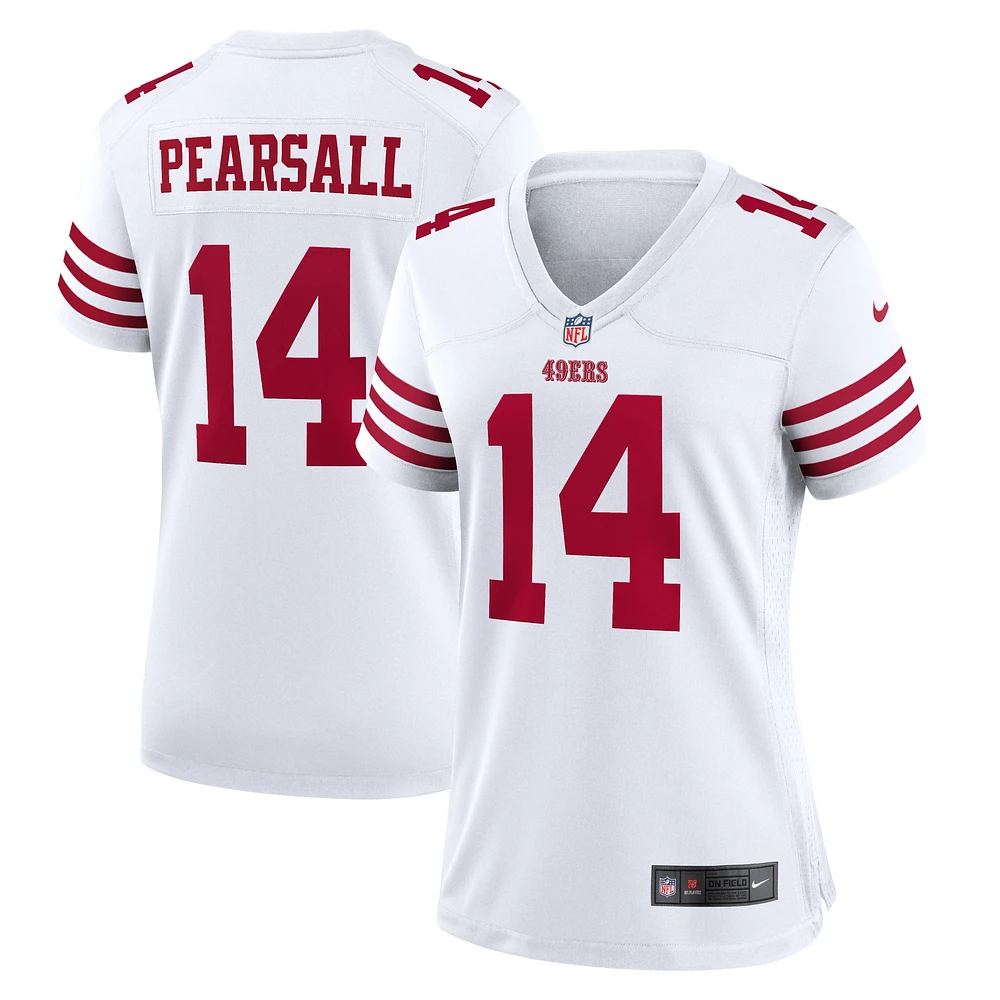 Women's Nike Ricky Pearsall  White San Francisco 49ers Game Jersey