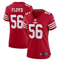 Women's Nike Leonard Floyd  Scarlet San Francisco 49ers Team Game Jersey