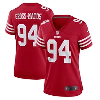 Women's Nike Yetur Gross-Matos  Scarlet San Francisco 49ers Team Game Jersey