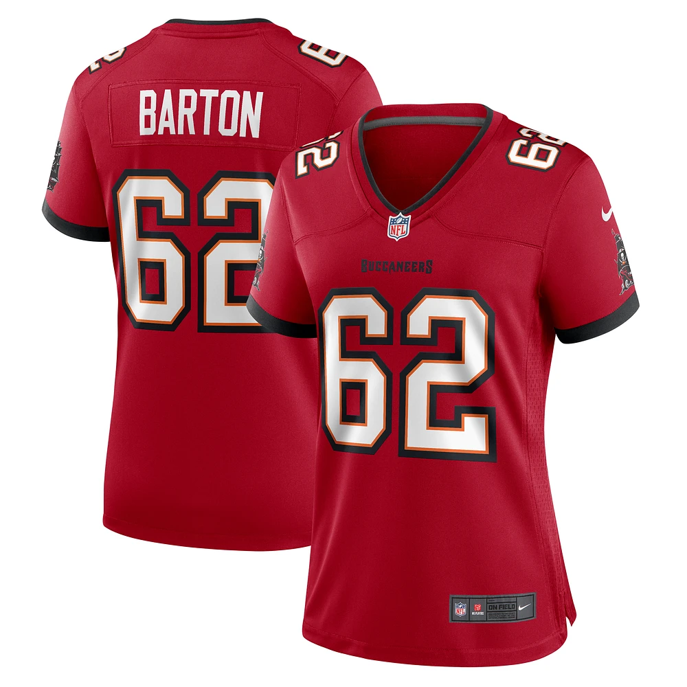 Women's Nike Graham Barton  Red Tampa Bay Buccaneers Game Jersey