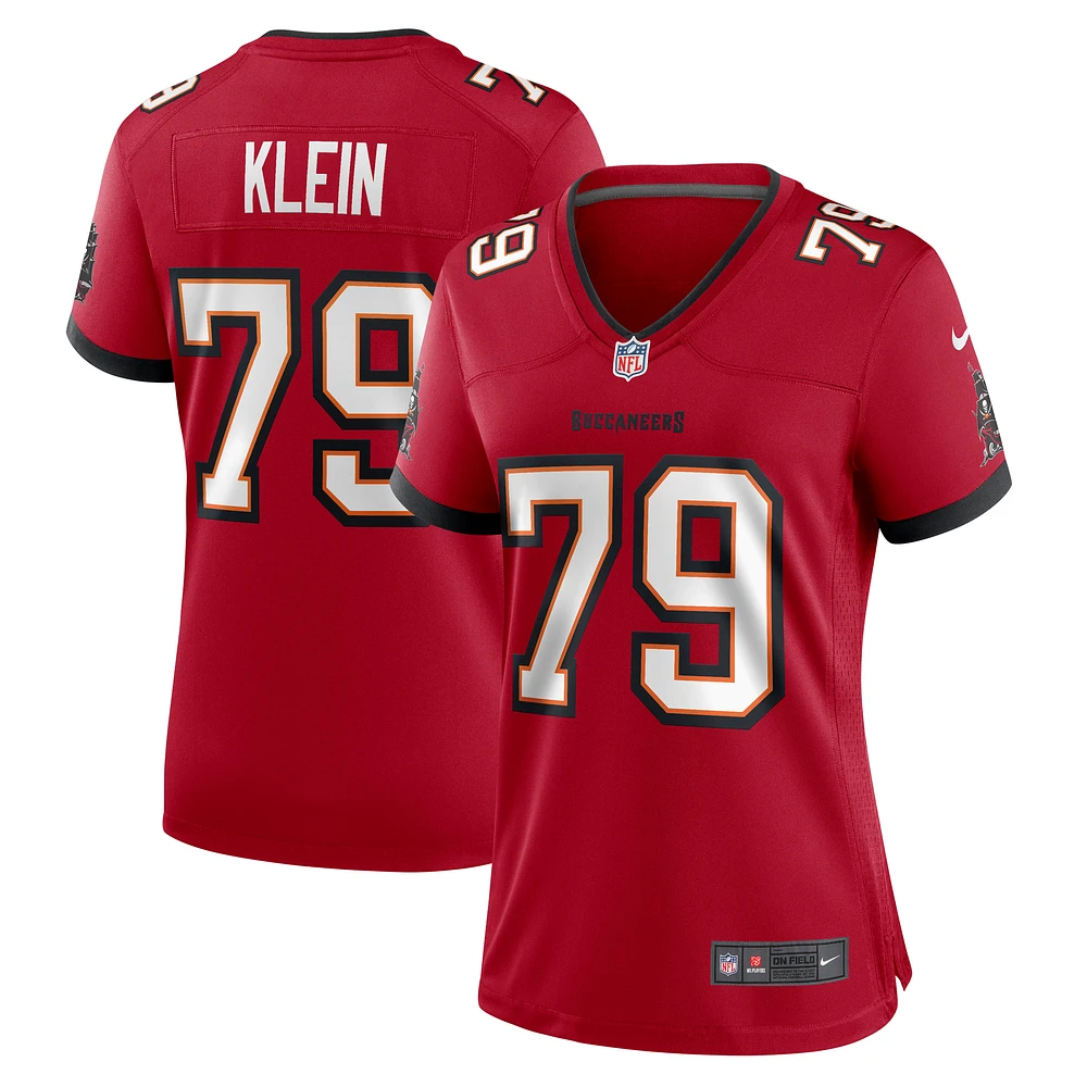 Women's Nike Elijah Klein Red Tampa Bay Buccaneers Game Jersey