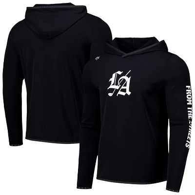 Men's Greyson Clothiers Black Los Angeles Golf Club Colorado Performance Pullover Hoodie