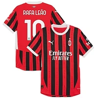 Men's Puma Rafael Leão Red AC Milan 2024/25 Home Authentic Player Jersey