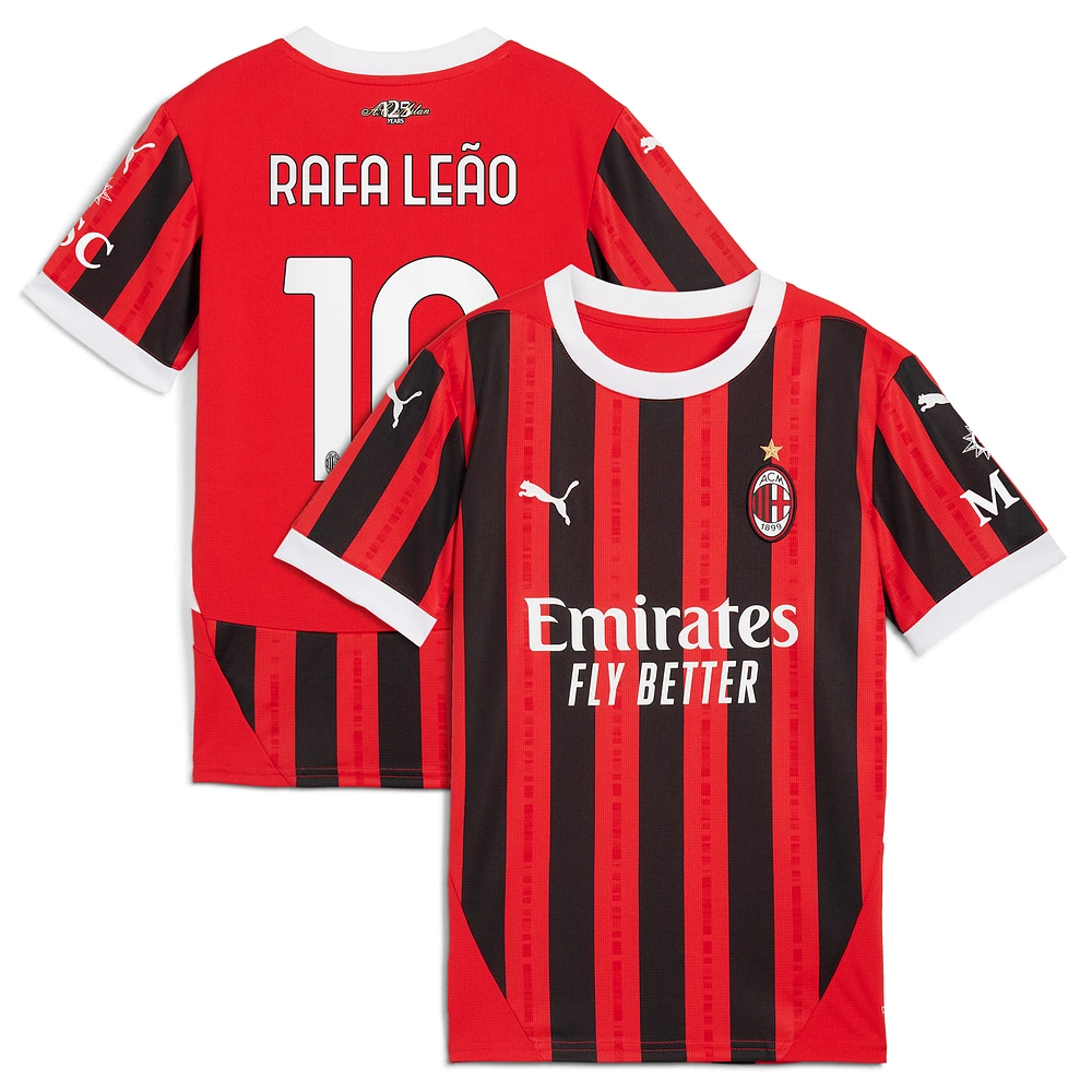 Men's Puma Rafael Leão Red AC Milan 2024/25 Home Replica Player Jersey