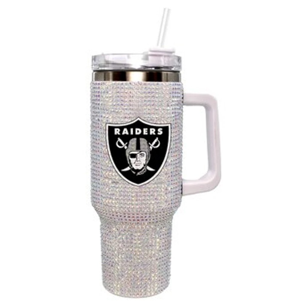 The Memory Company Las Vegas Raiders 40oz. Bling Colossal Tumbler