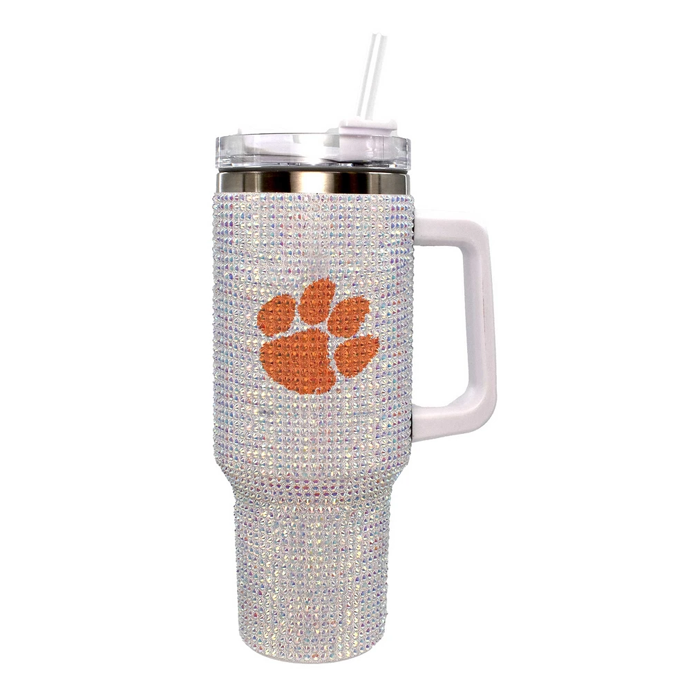 The Memory Company Clemson Tigers 40oz. Bling Colossal Tumbler