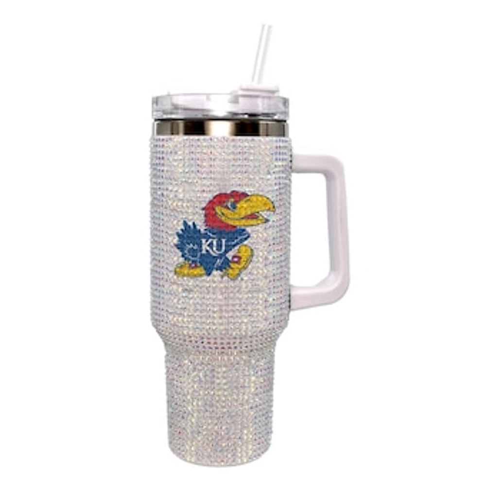 The Memory Company Kansas Jayhawks 40oz. Bling Colossal Tumbler