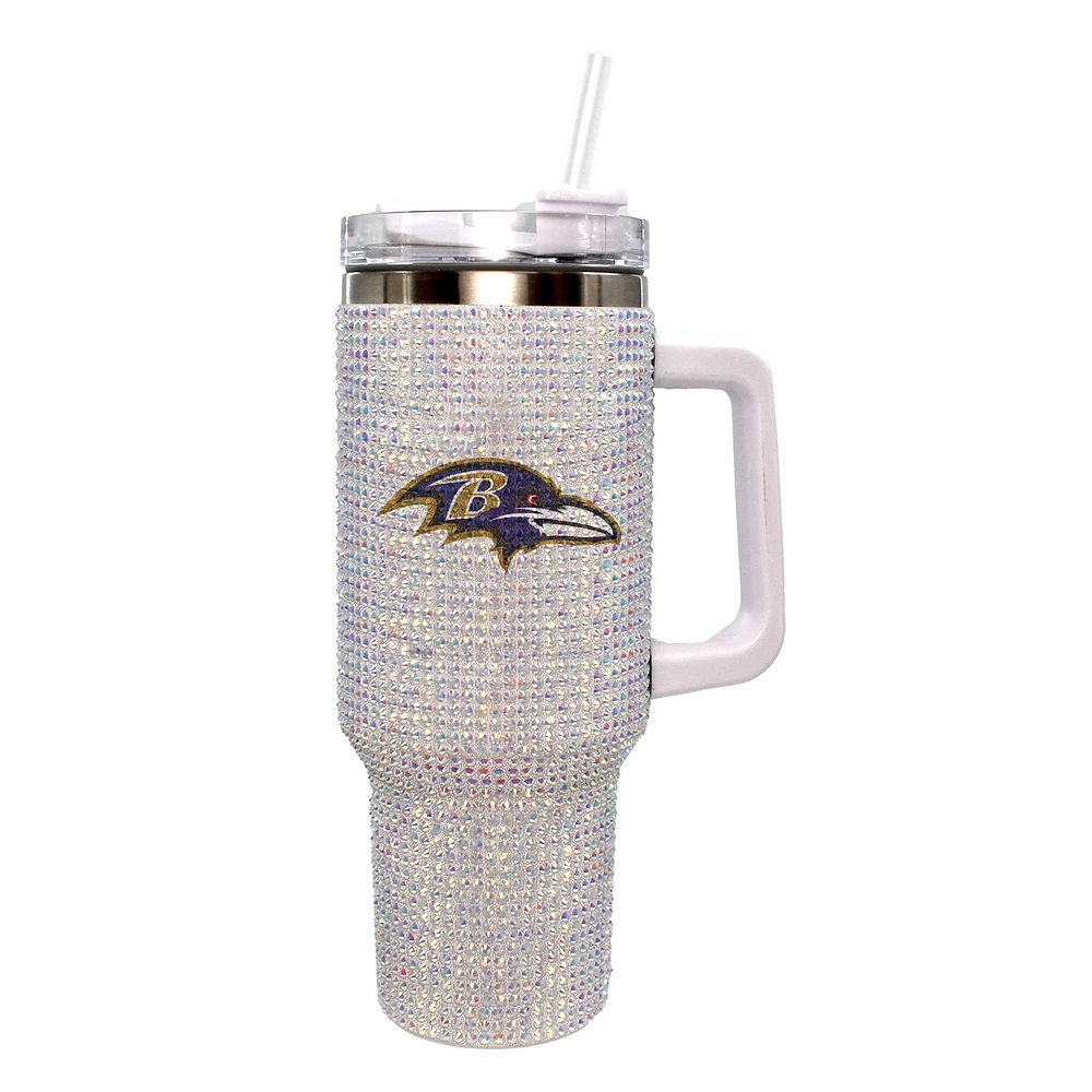 The Memory Company Baltimore Ravens 40oz. Bling Colossal Tumbler