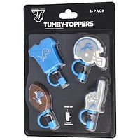 The Memory Company Detroit Lions 4-Pack Tumby Toppers