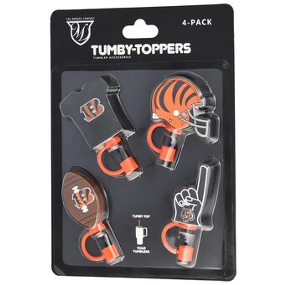 The Memory Company Cincinnati Bengals 4-Pack Tumby Toppers