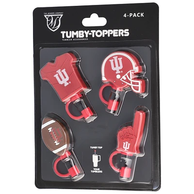 The Memory Company Indiana Hoosiers 4-Pack Tumby Toppers