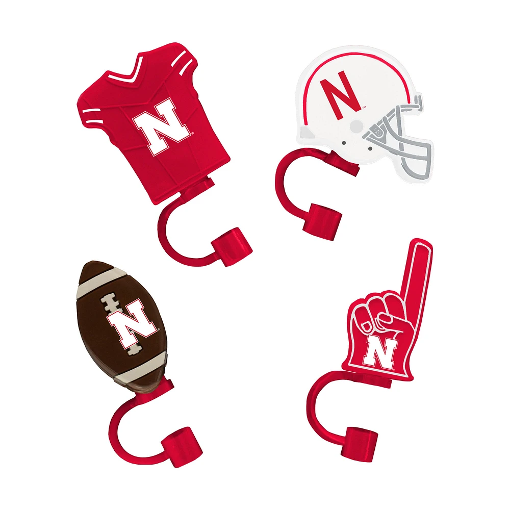 The Memory Company Nebraska Huskers 4-Pack Tumby Toppers