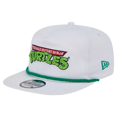 Men's New Era White Teenage Mutant Ninja Turtles Golfer Adjustable Hat