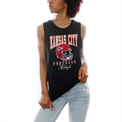 Women's Gameday Couture Black Kansas City Chiefs Preseason Opener Racerback Tank Top