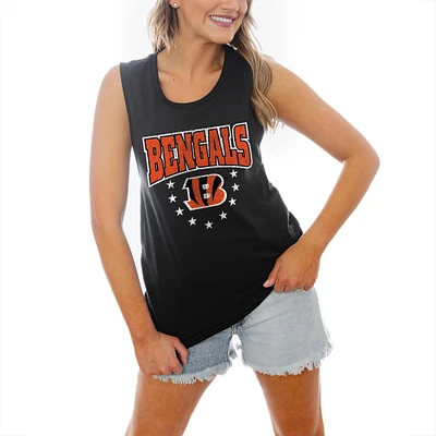 Women's Gameday Couture Black Cincinnati Bengals Baby You're A Star Racerback Tank Top