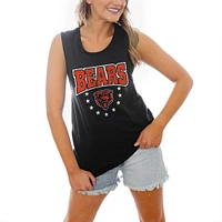 Women's Gameday Couture Black Chicago Bears Baby You're A Star Racerback Tank Top