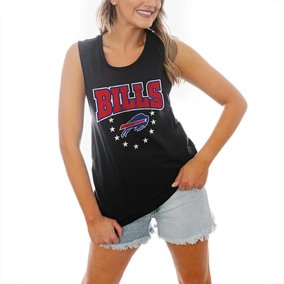 Women's Gameday Couture Black Buffalo Bills Baby You're A Star Racerback Tank Top
