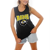 Women's Gameday Couture Black Los Angeles Rams Baby You're A Star Racerback Tank Top