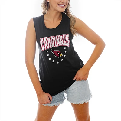 Women's Gameday Couture Black Arizona Cardinals Baby You're A Star Racerback Tank Top