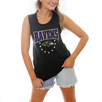 Women's Gameday Couture Black Baltimore Ravens Baby You're A Star Racerback Tank Top