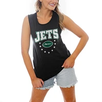 Women's Gameday Couture Black New York Jets Baby You're A Star Racerback Tank Top
