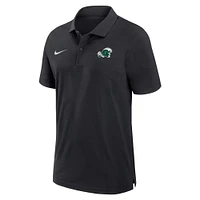 Men's Nike Black Tulane Green Wave 2024 Sideline Coaches Performance Polo