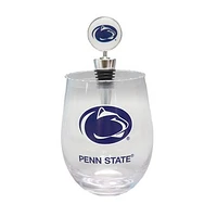 The Memory Company Penn State Nittany Lions 15oz. Stemless Tumbler With Wine Bottle Stopper