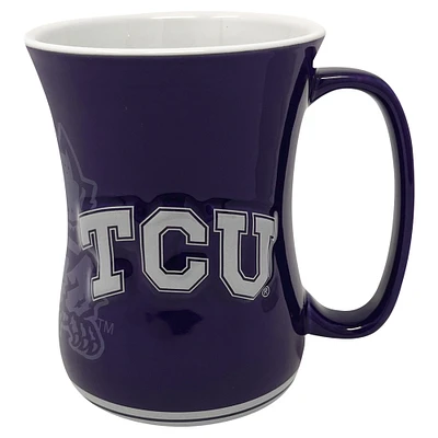 TCU Horned Frogs 16oz. Sculpted Barista Mug