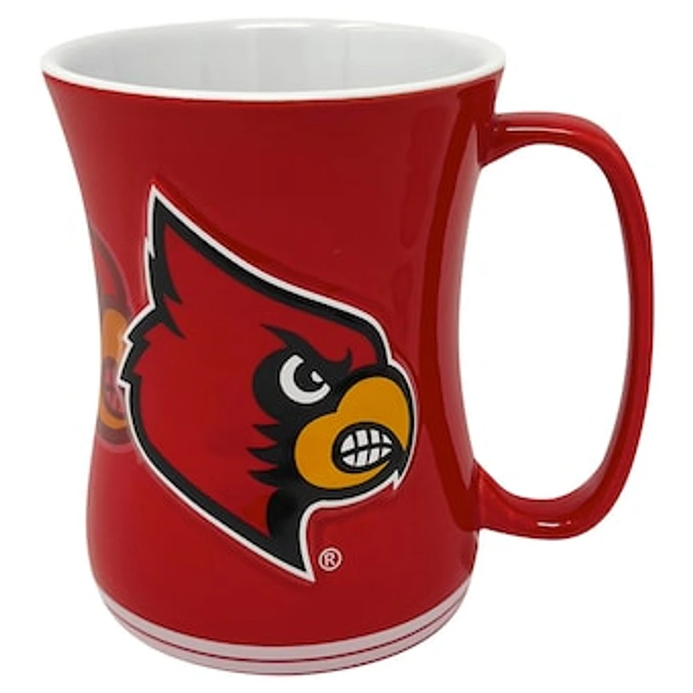 Louisville Cardinals 16oz. Sculpted Barista Mug