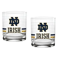 Notre Dame Fighting Irish 2-Pack 14oz. Ring Glass Set