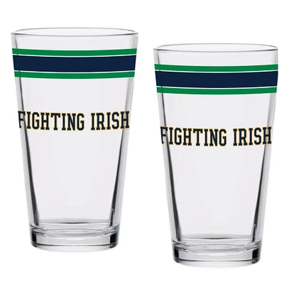 Notre Dame Fighting Irish 16oz. Classic Pint Glass Two-Pack