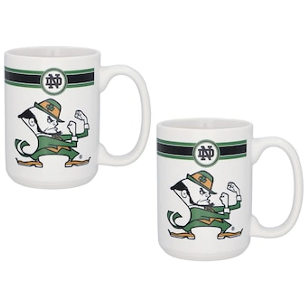 Notre Dame Fighting Irish 15oz. Classic Coffee Mug Two-Pack