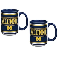 Michigan Wolverines Two-Pack Alumni Mug Set