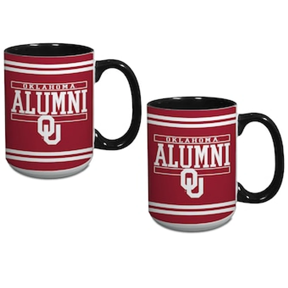 Oklahoma Sooners Two-Pack Alumni Mug Set