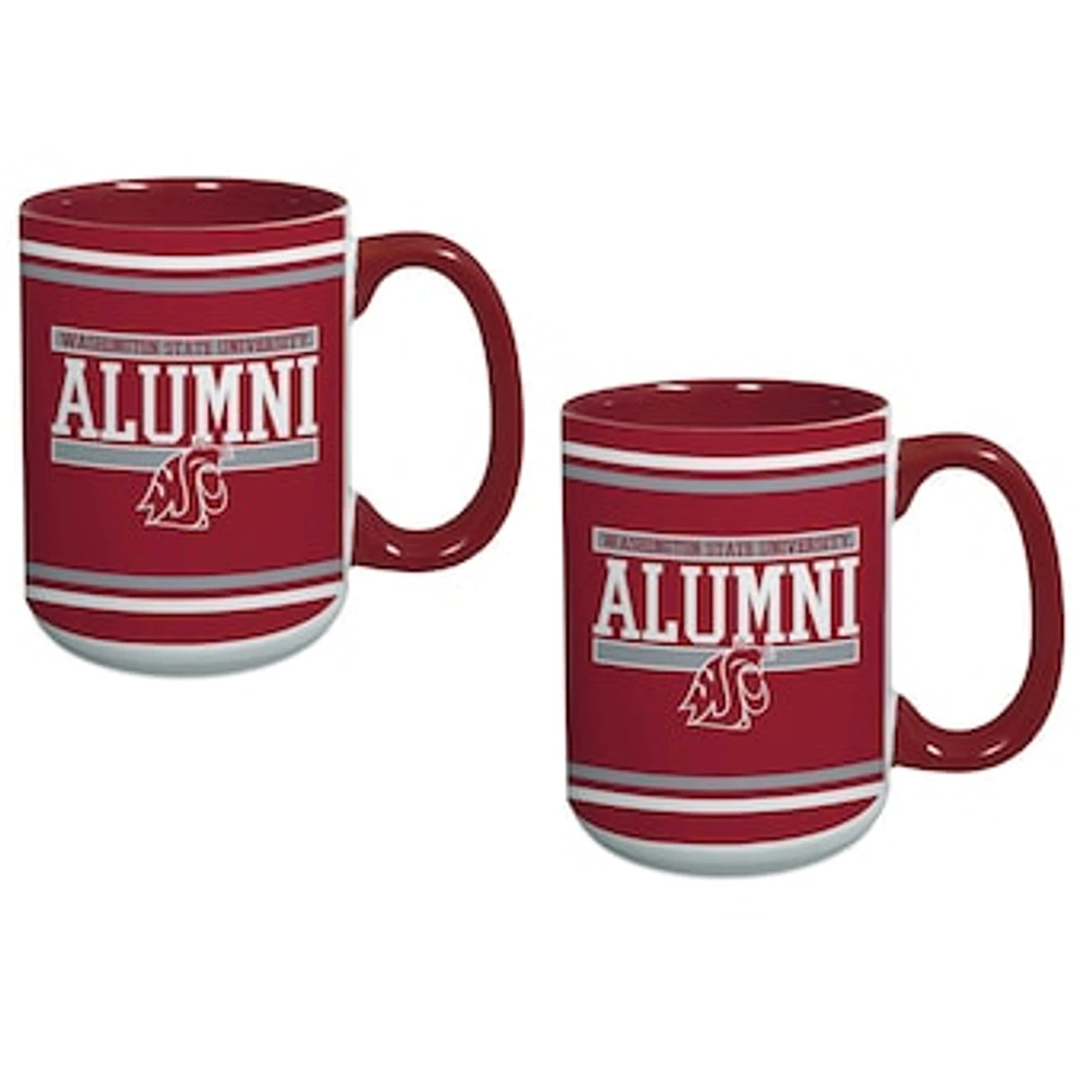 Washington State Cougars Two-Pack Alumni Mug Set