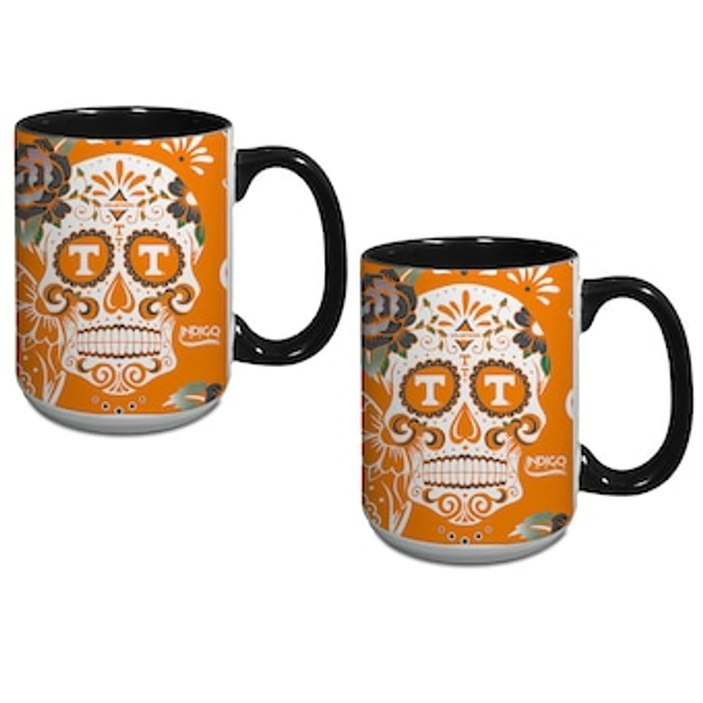 Tennessee Volunteers Two-Pack Dia De Los Muertos Mug Set