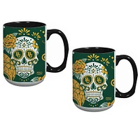 Baylor Bears Two-Pack Dia De Los Muertos Mug Set